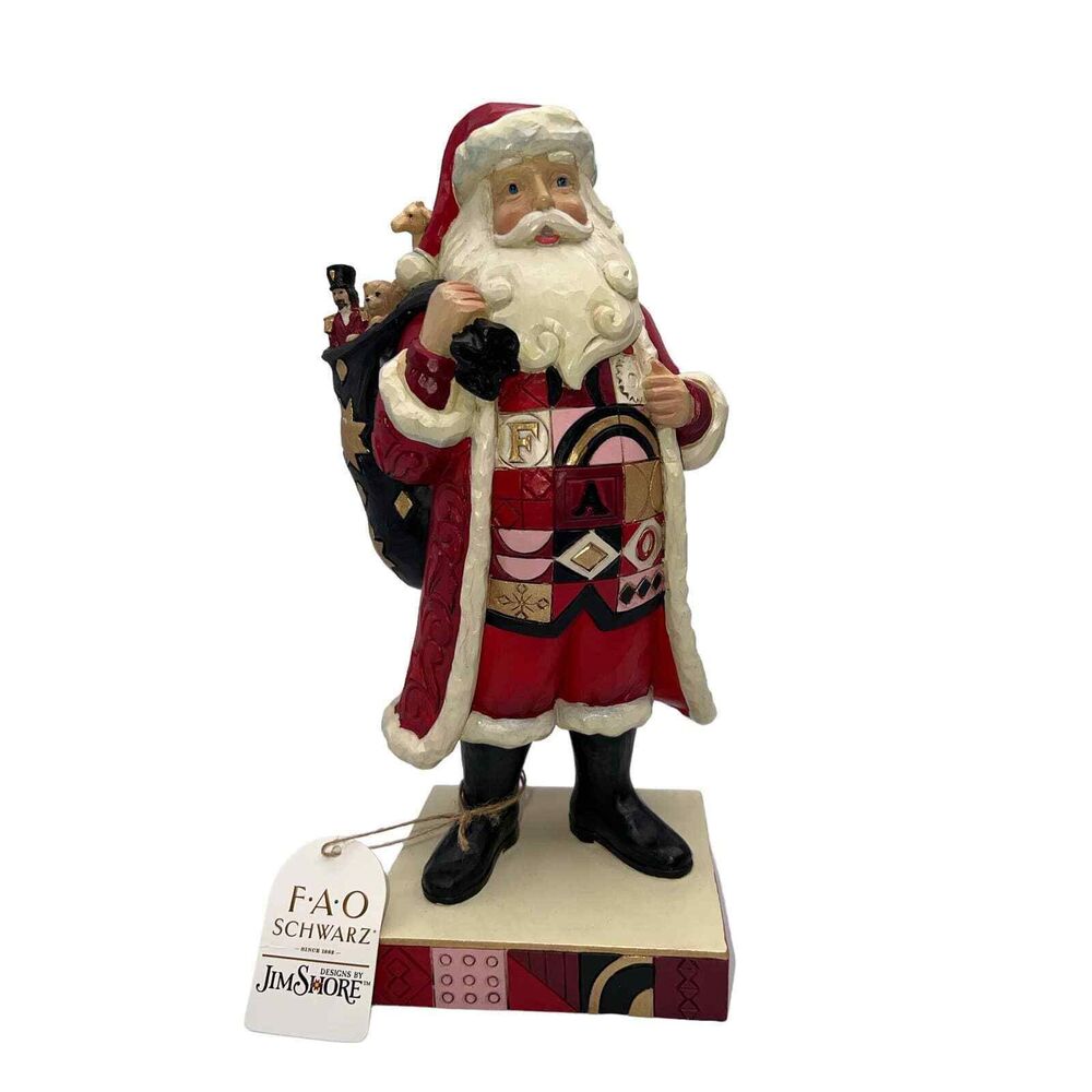 Jim Shore Santa with Toy Bag